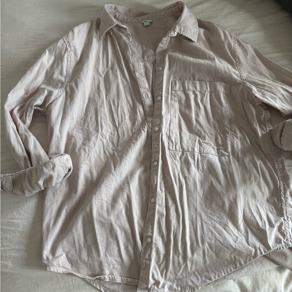 Aerie Light Pink Casual Shirt